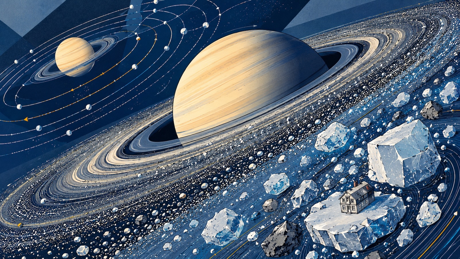 Warum hat Saturn Ringe
