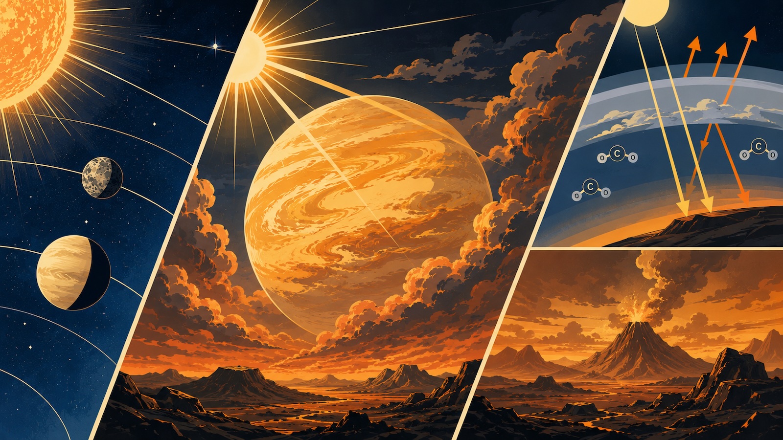 Warum ist die Venus heisser als Merkur