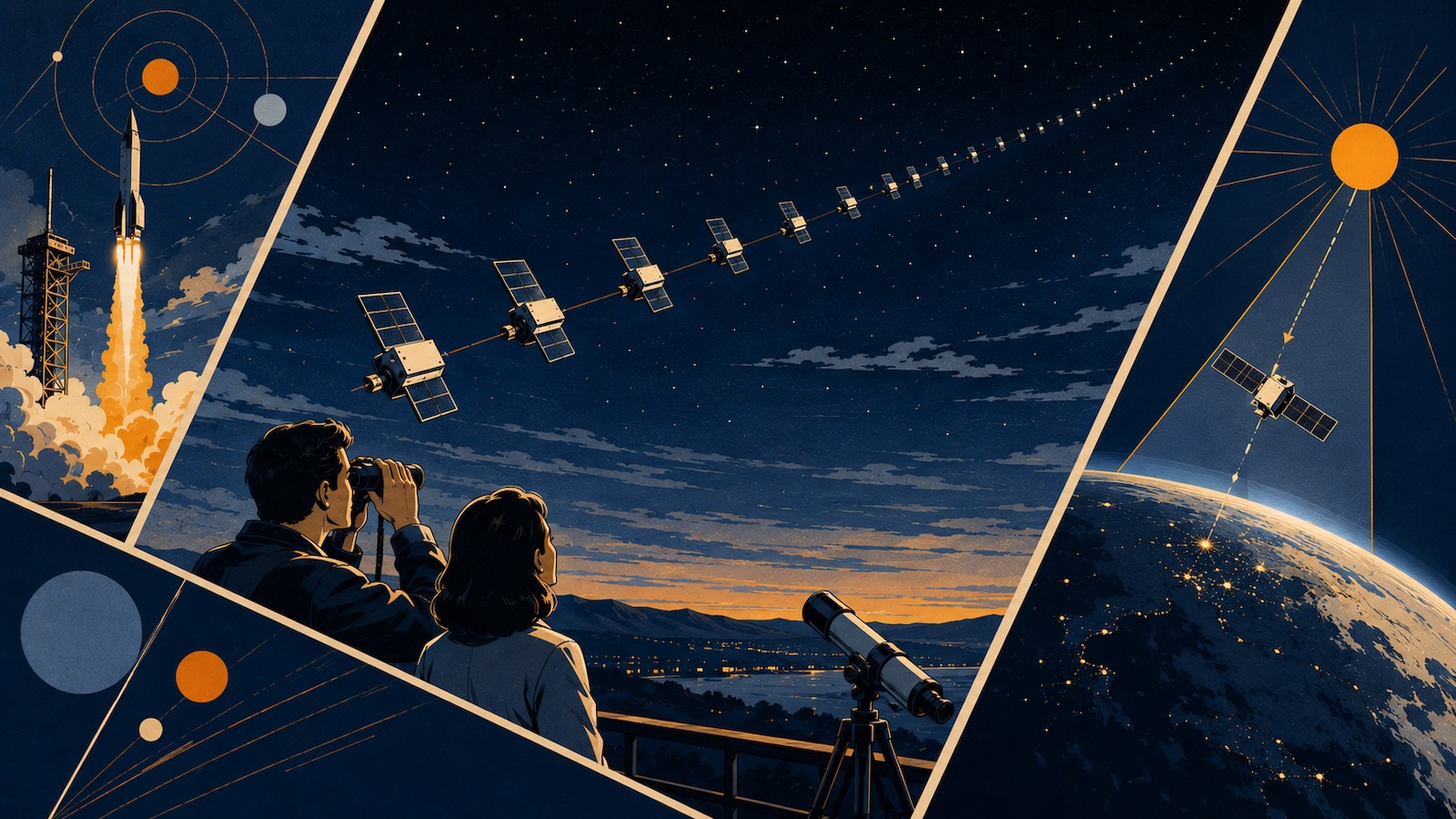 Warum werden Starlink-Satelliten oft fuer UFOs gehalten?