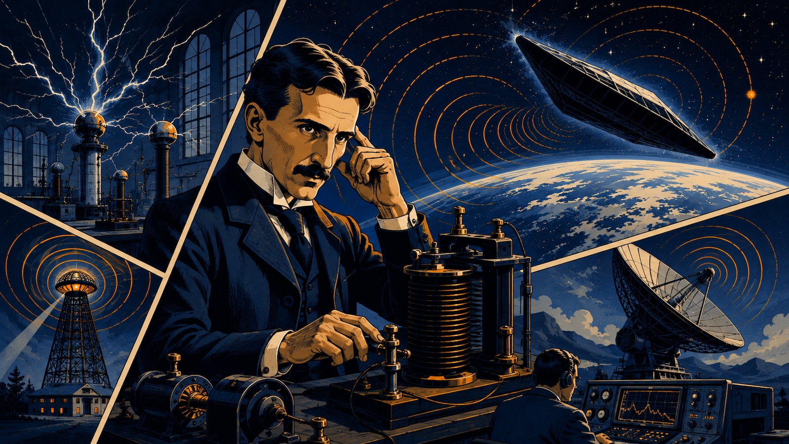 Was hat Nikola Tesla mit dem Black-Knight-Satelliten zu tun