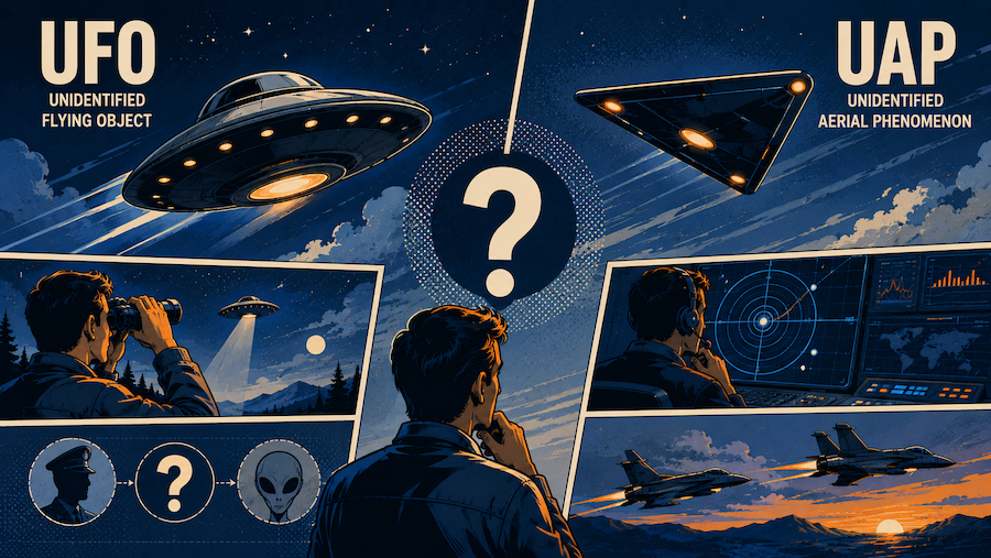 Was ist der Unterschied zwischen UFO und UAP