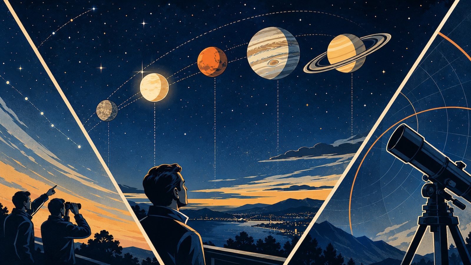Welche Planeten kann man mit blossem Auge sehen