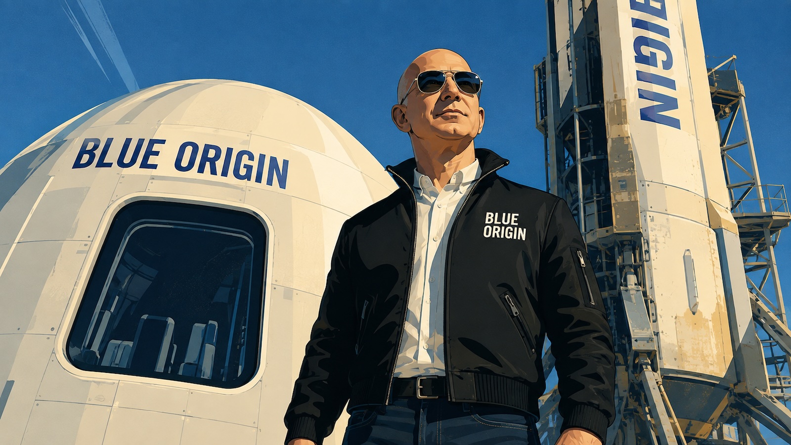Wie Blue Origin entstanden ist Die Geschichte von Jeff Bezos Raumfahrtunternehmen