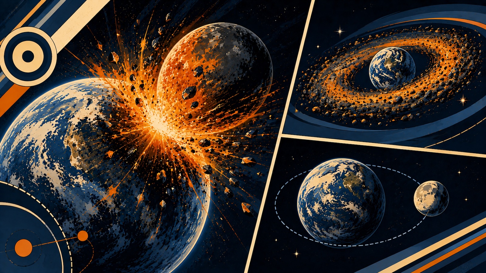 Wie entstand der Mond