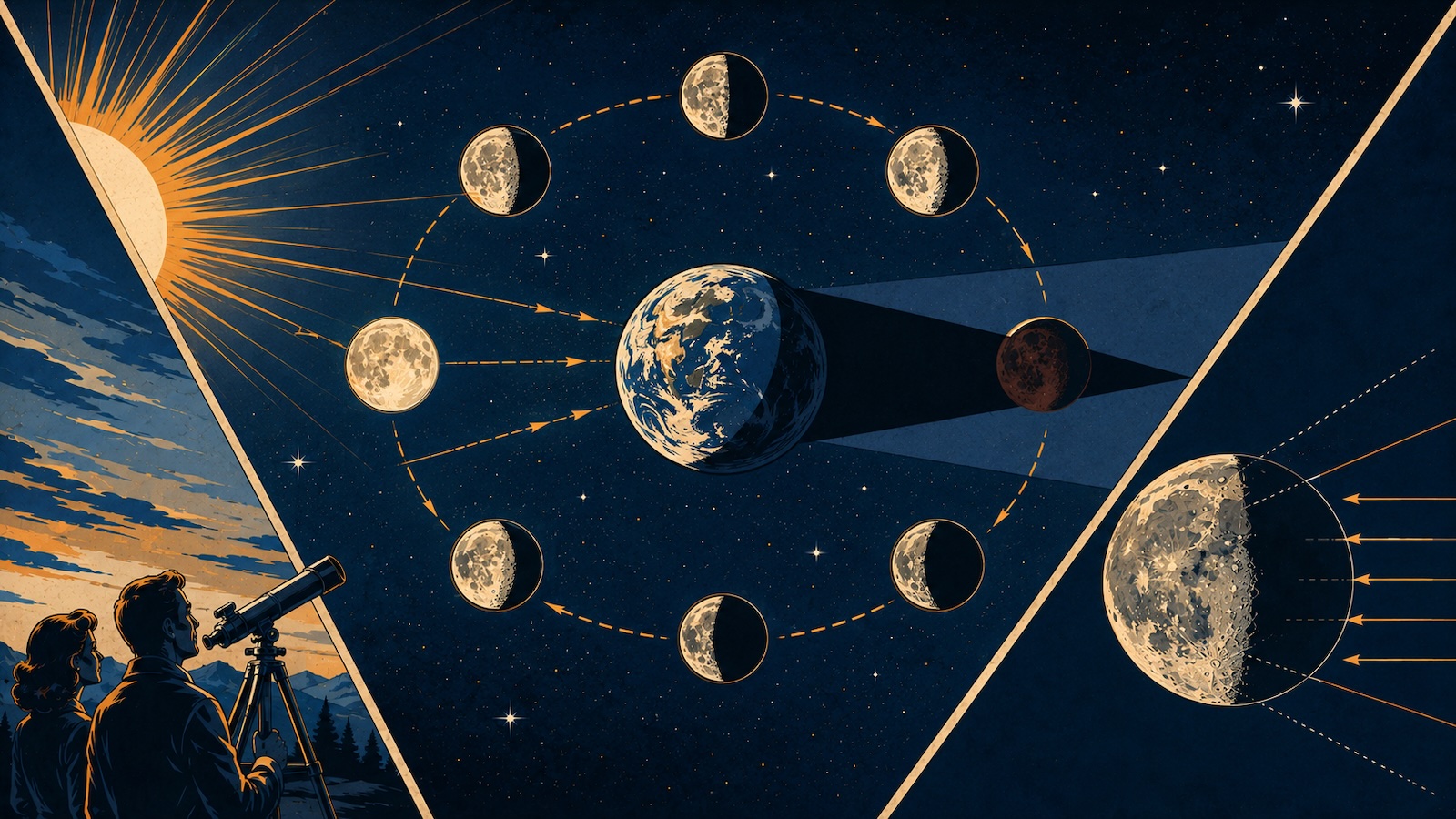 Wie entsteht eine Mondfinsternis