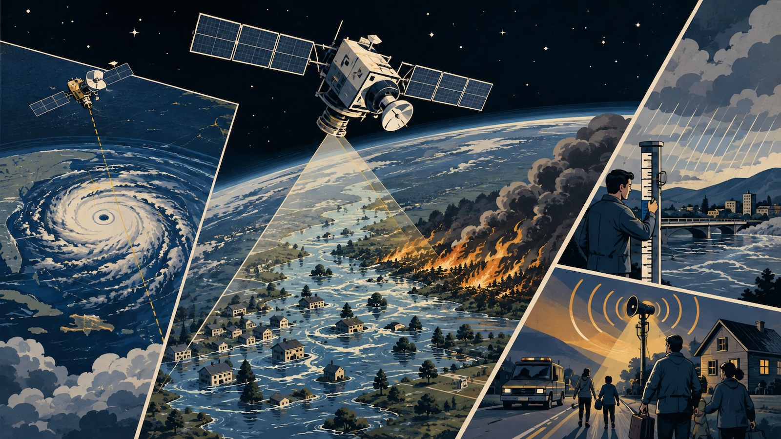 Wie helfen Satelliten bei Naturkatastrophen