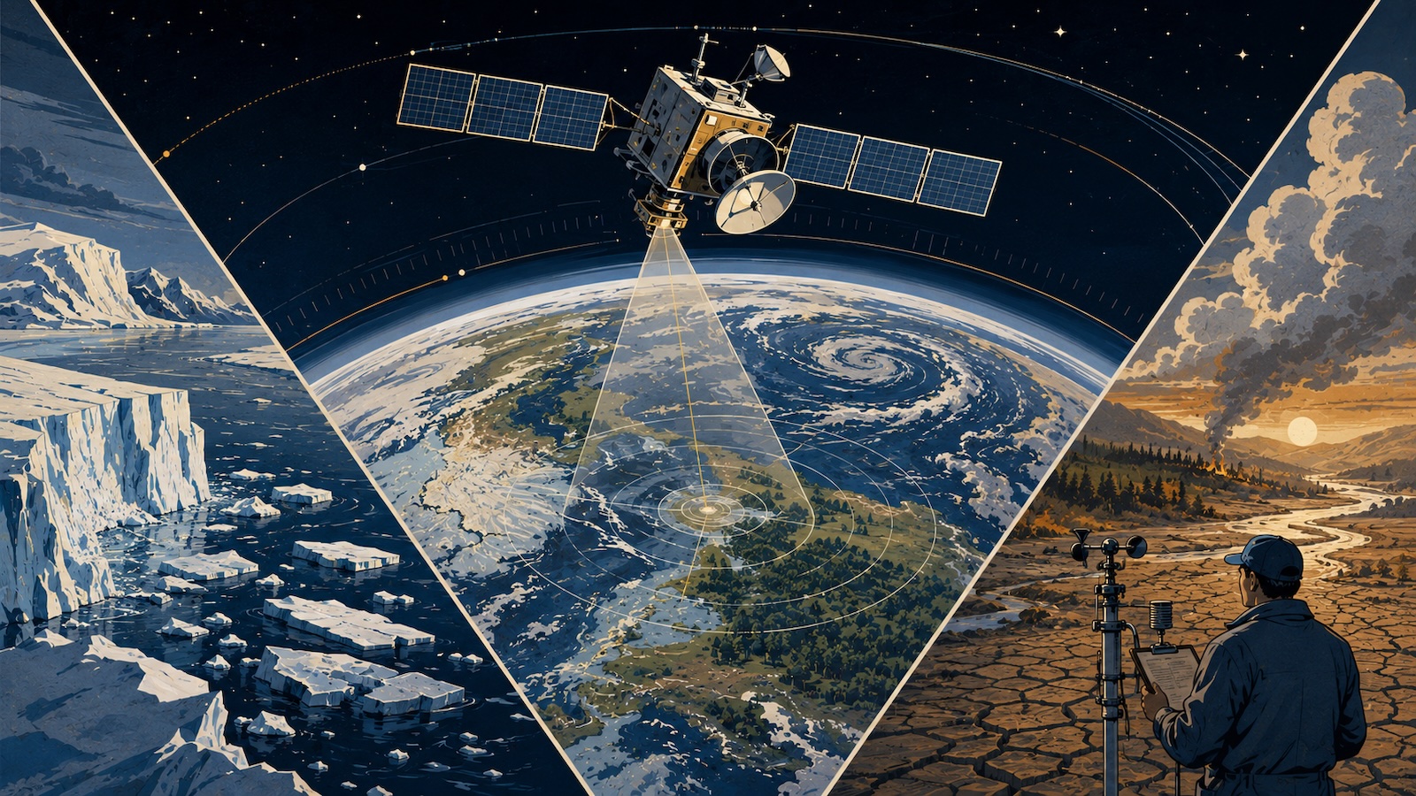 Wie helfen Satelliten beim Klimaschutz
