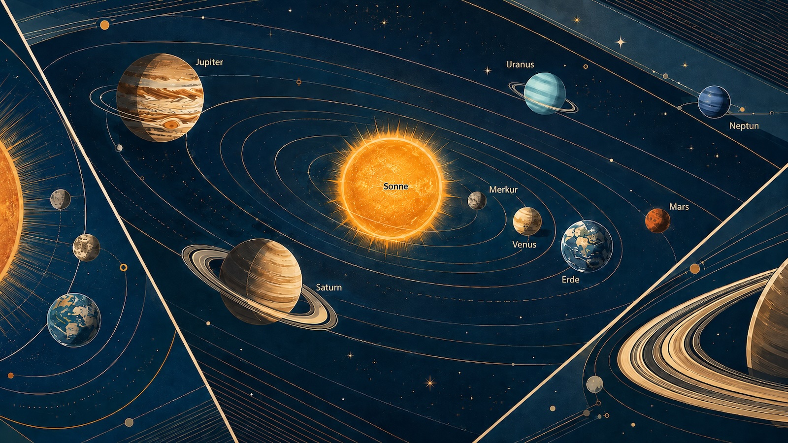 Wie ist die Reihenfolge der Planeten im Sonnensystem