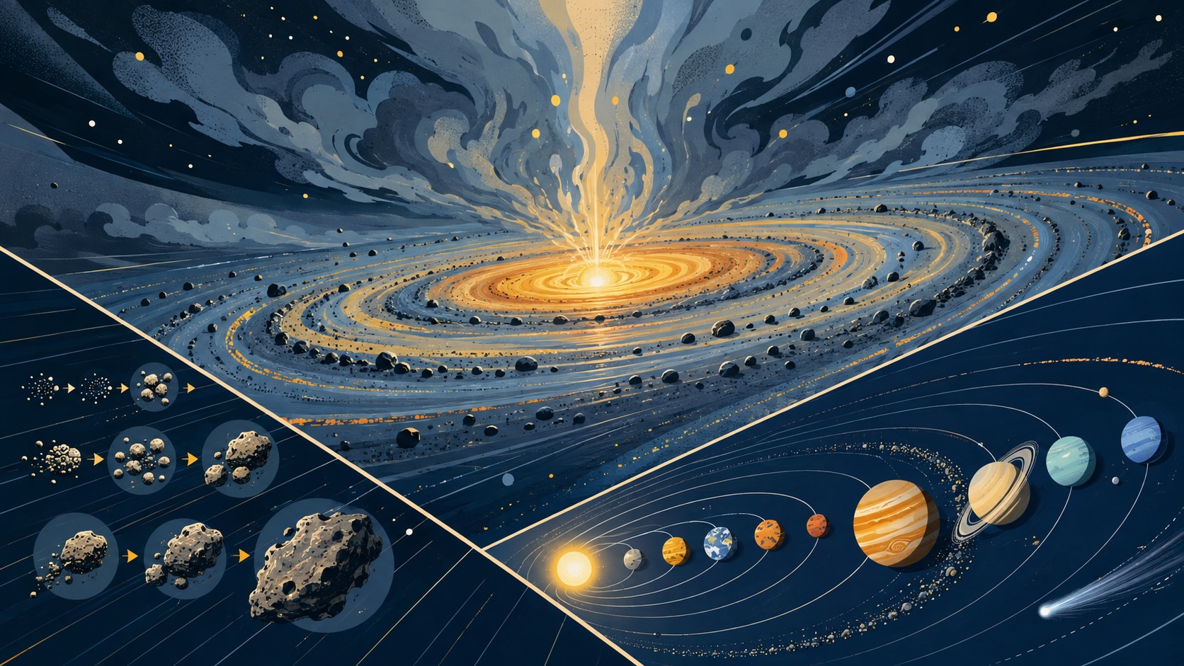 Wie ist unser Sonnensystem entstanden