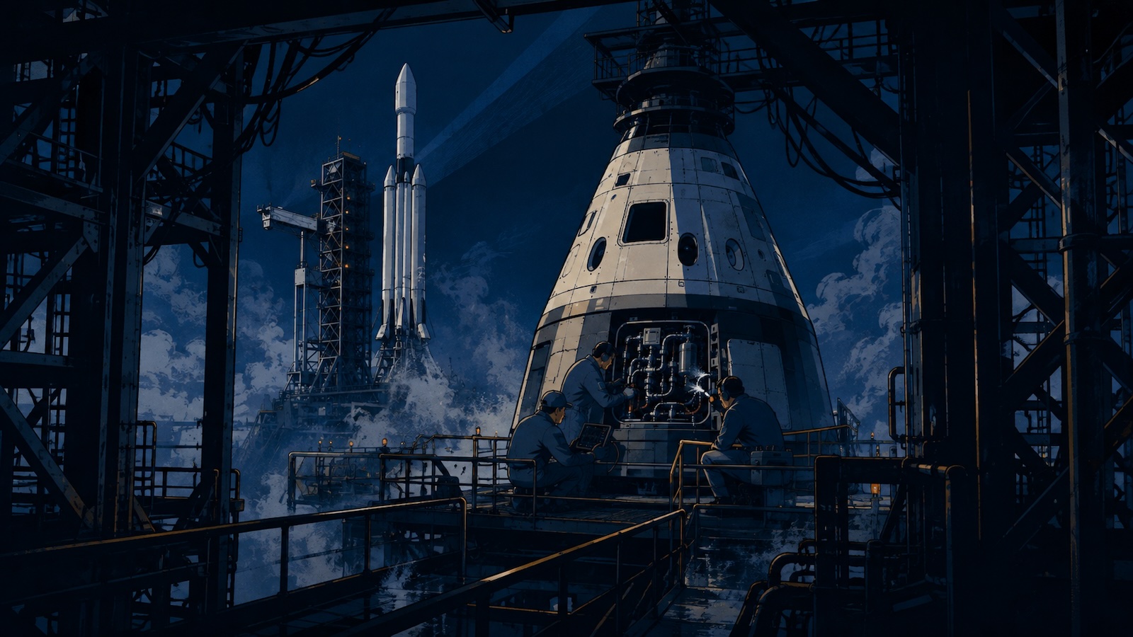 Leck an Dragon-Kapsel verzoegert SpaceX-Mission Crew-13