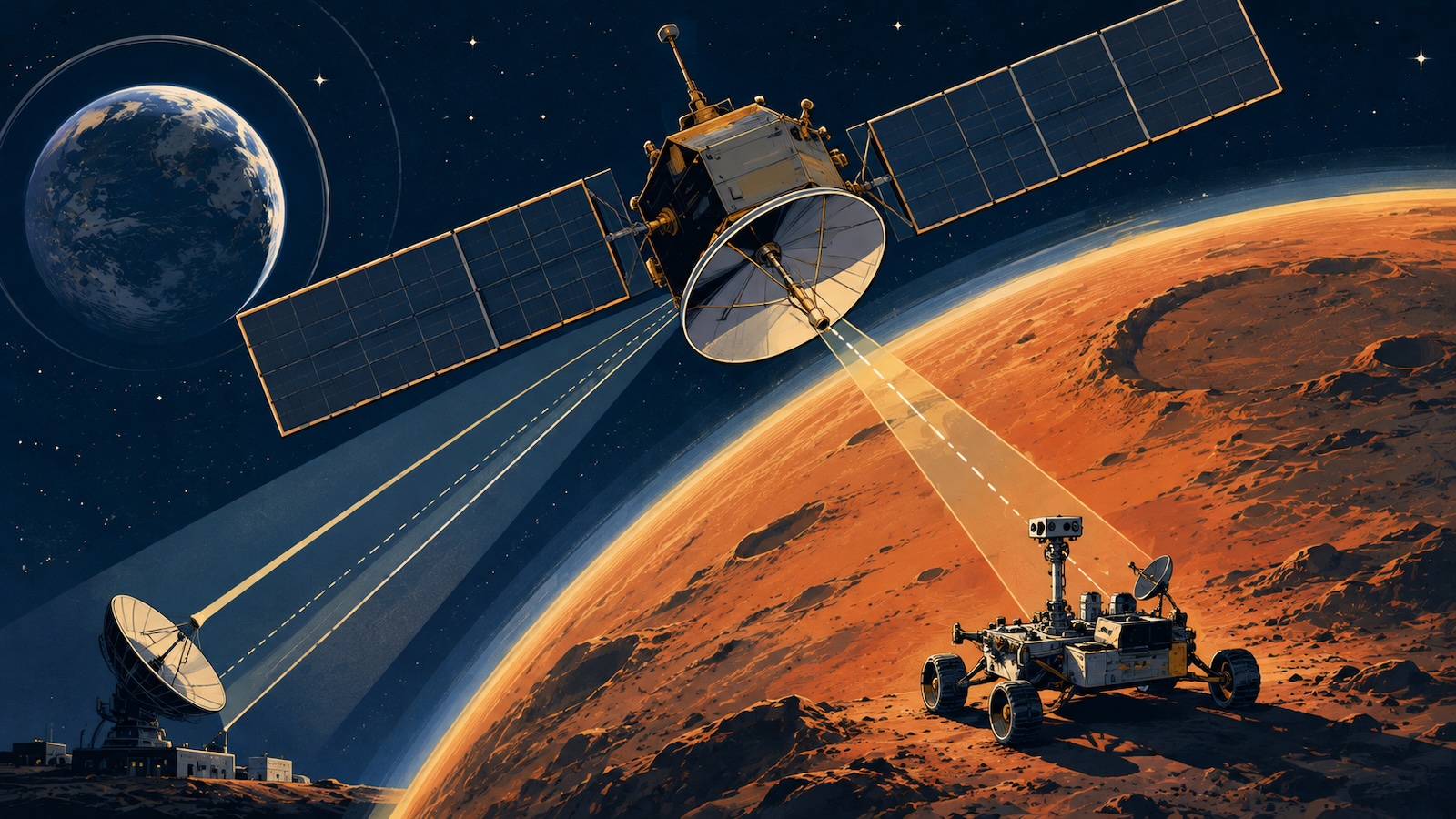 NASA beauftragt Blue Origin mit neuem Kommunikationsnetz für den Mars